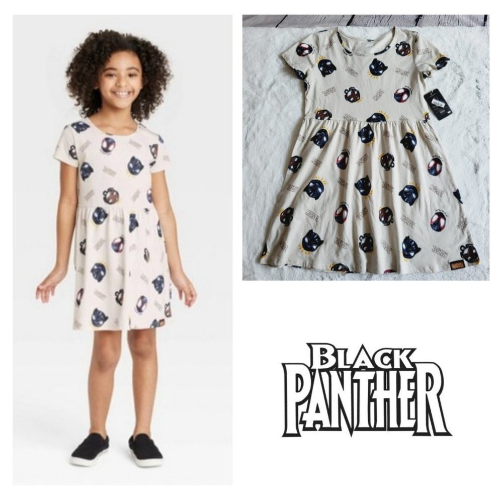 Girls' Marvel x Nikkolas Smith Trio Dress, 3KIDK-P
